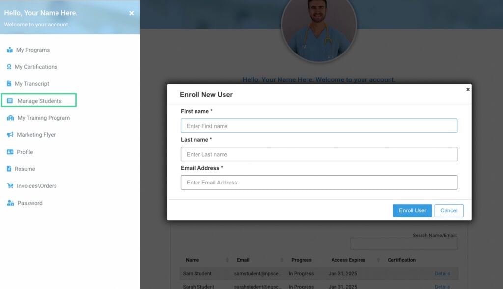 Add Multiple Students To Your Group