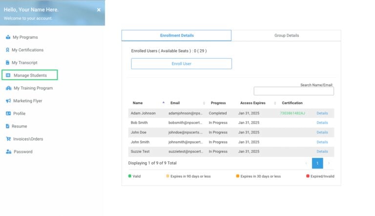 Group Management Portal